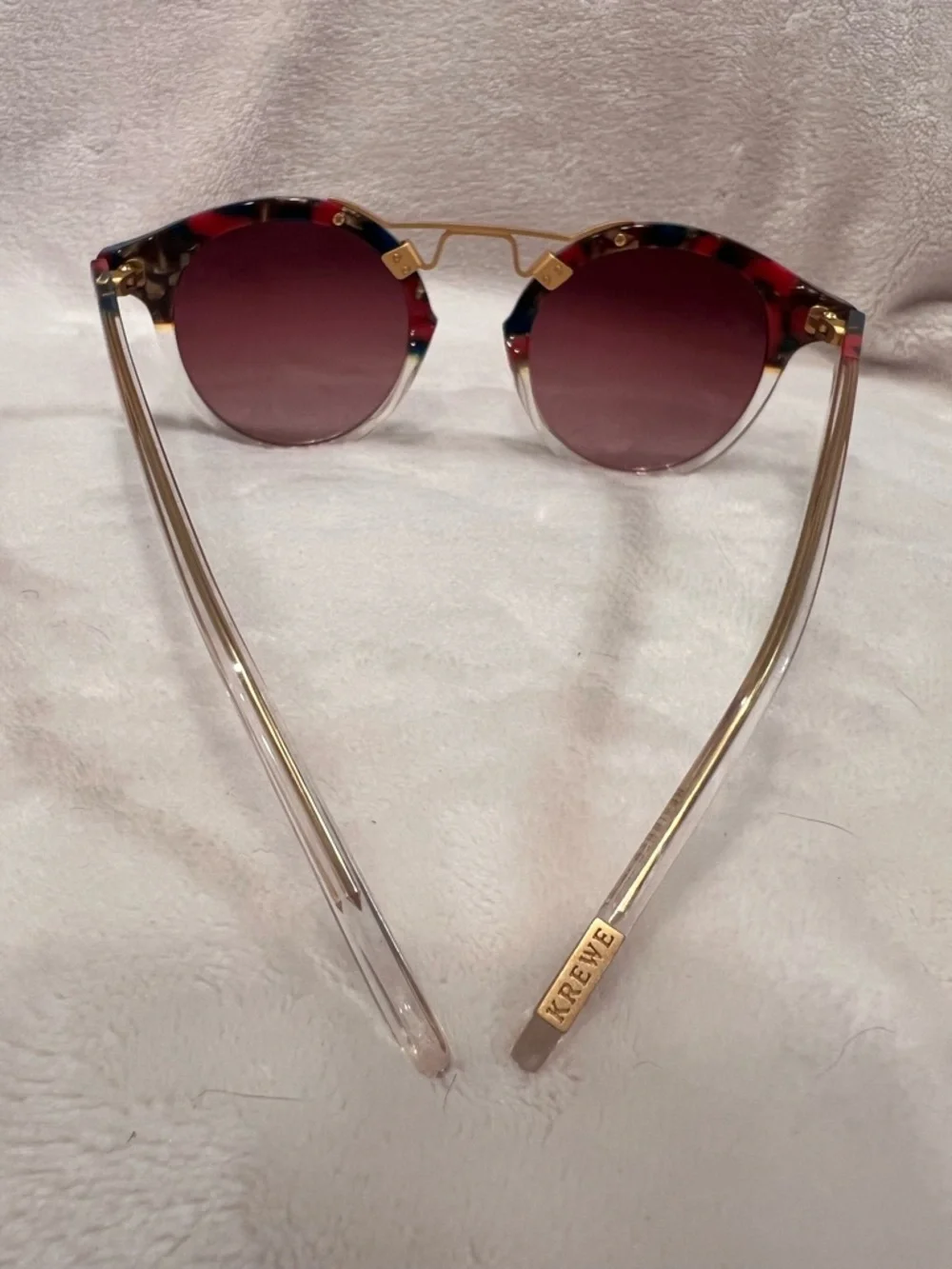 KREWE St Louis Sunglasses with Gold Bridge - Picture 4 of 5